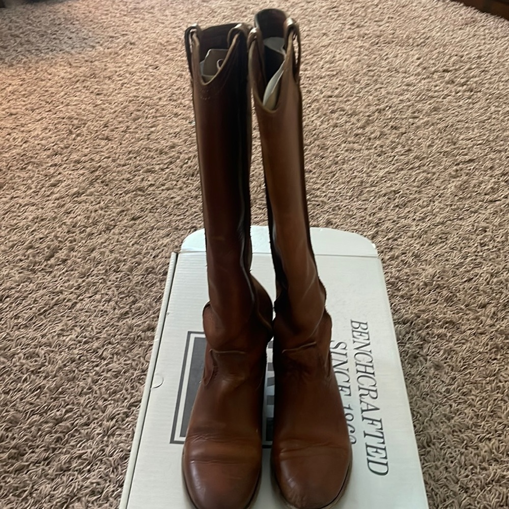 Frye Cara Tall boot in cognac size 8.0
